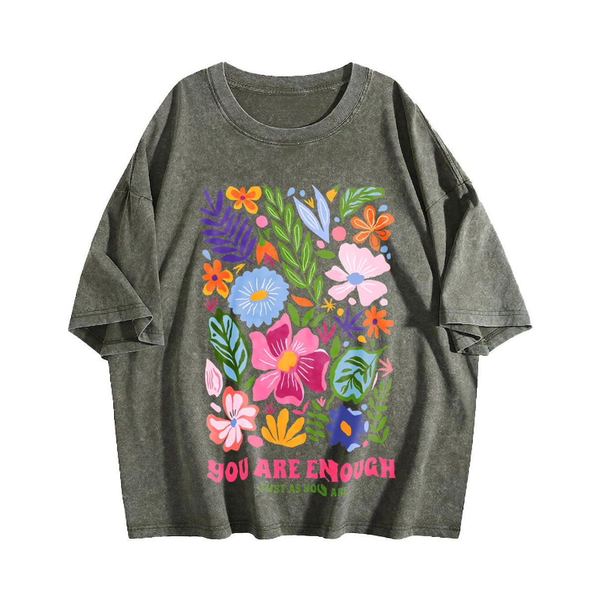 Black Semi-sheer With Positive Affirmation Lettering product image 4