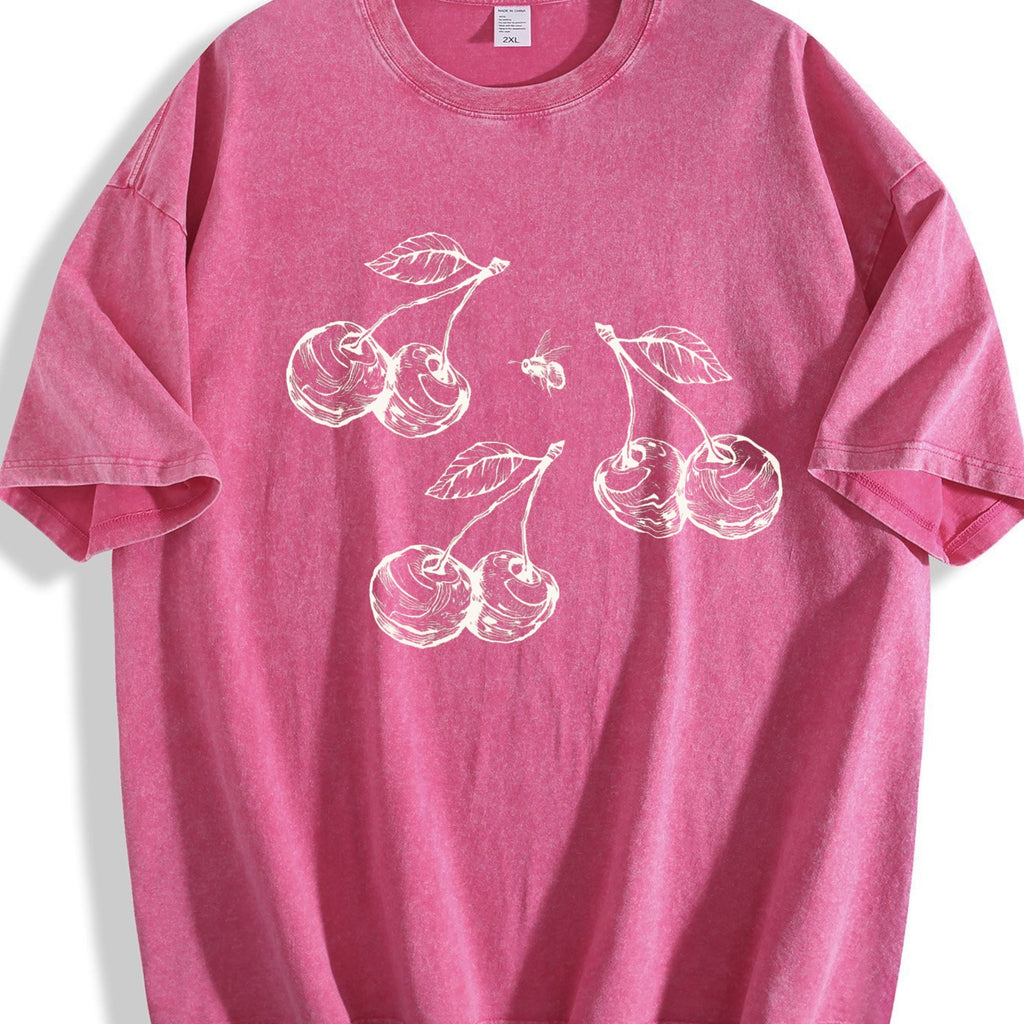 Cherries 90s Vintage Washed T-Shirt product image 7
