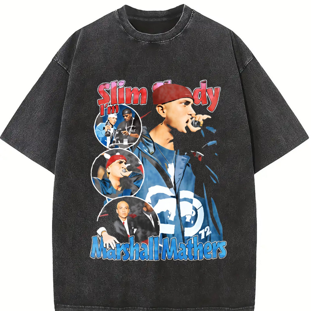 Slim Shady Marshall Mathers Vintage Washed T-Shirt product image 2