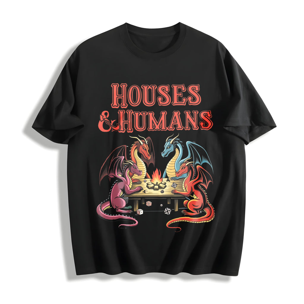 Houses And Humans Rpg Cotton T-Shirt product image 1