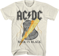 Back In Black Hells Bells Lightning Bolts ACDC Shirt product image 1