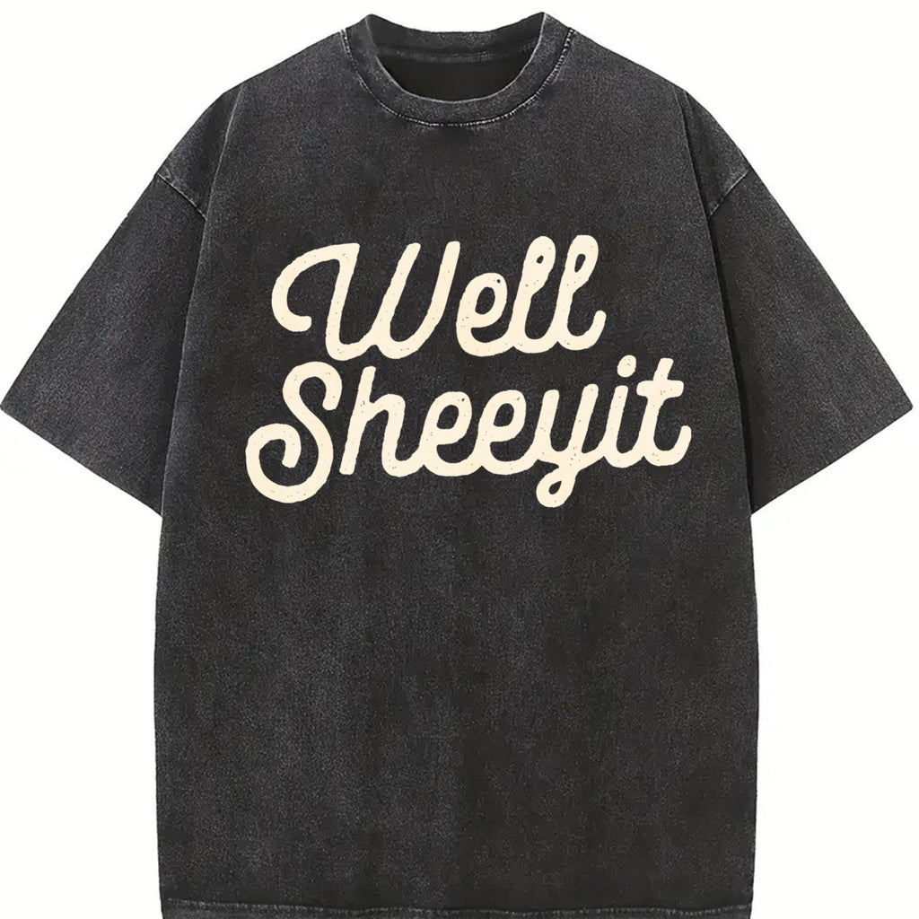 Well Sheeyit Vintage Washed T-Shirt product image 2