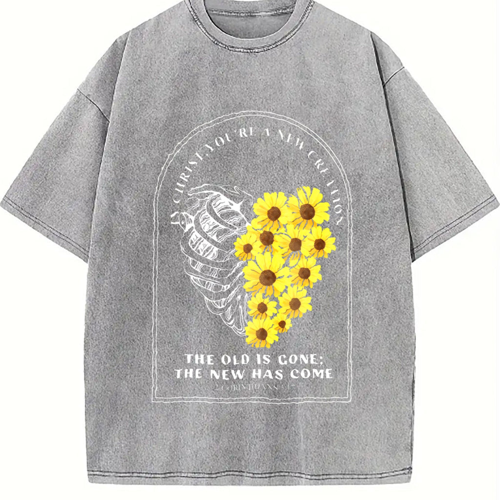 Pure The Bible Verse In Christ Vintage Washed T-Shirt product image 5