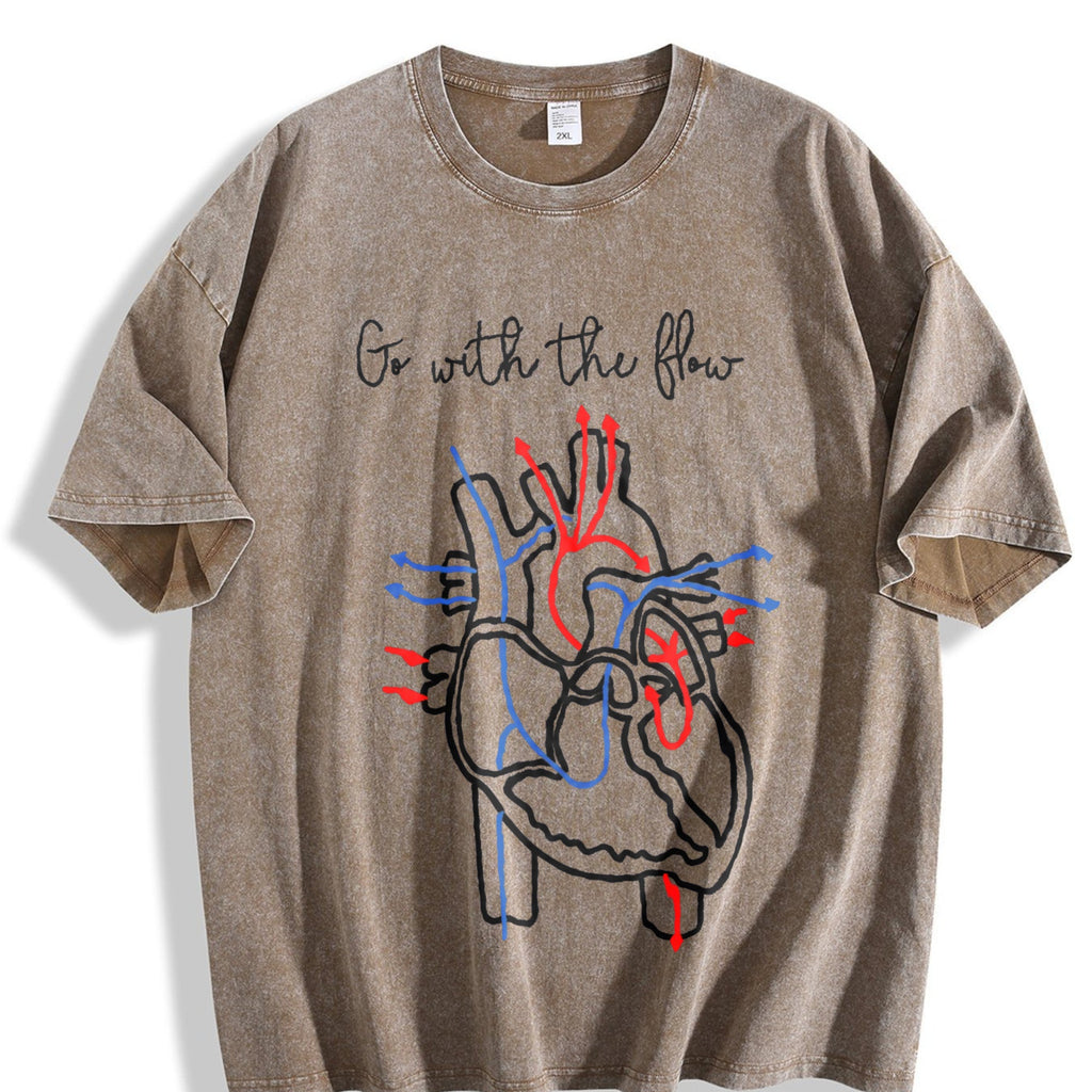 Summer : Simple Letter And Peace Heart One-piece Vintage product image 3
