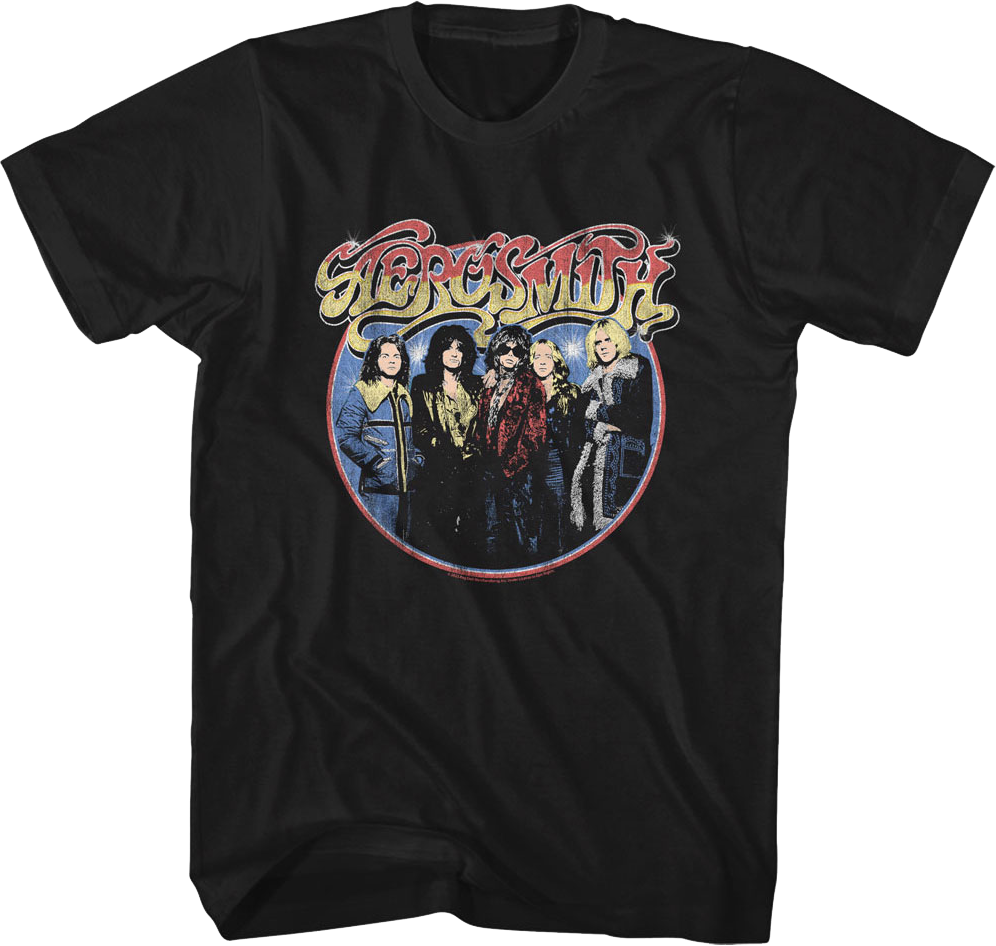 Band Photo Circle Aerosmith T-Shirt product image 1