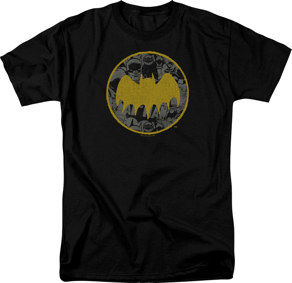 Batman Comic Book Symbol DC Comics T-Shirt product image 1