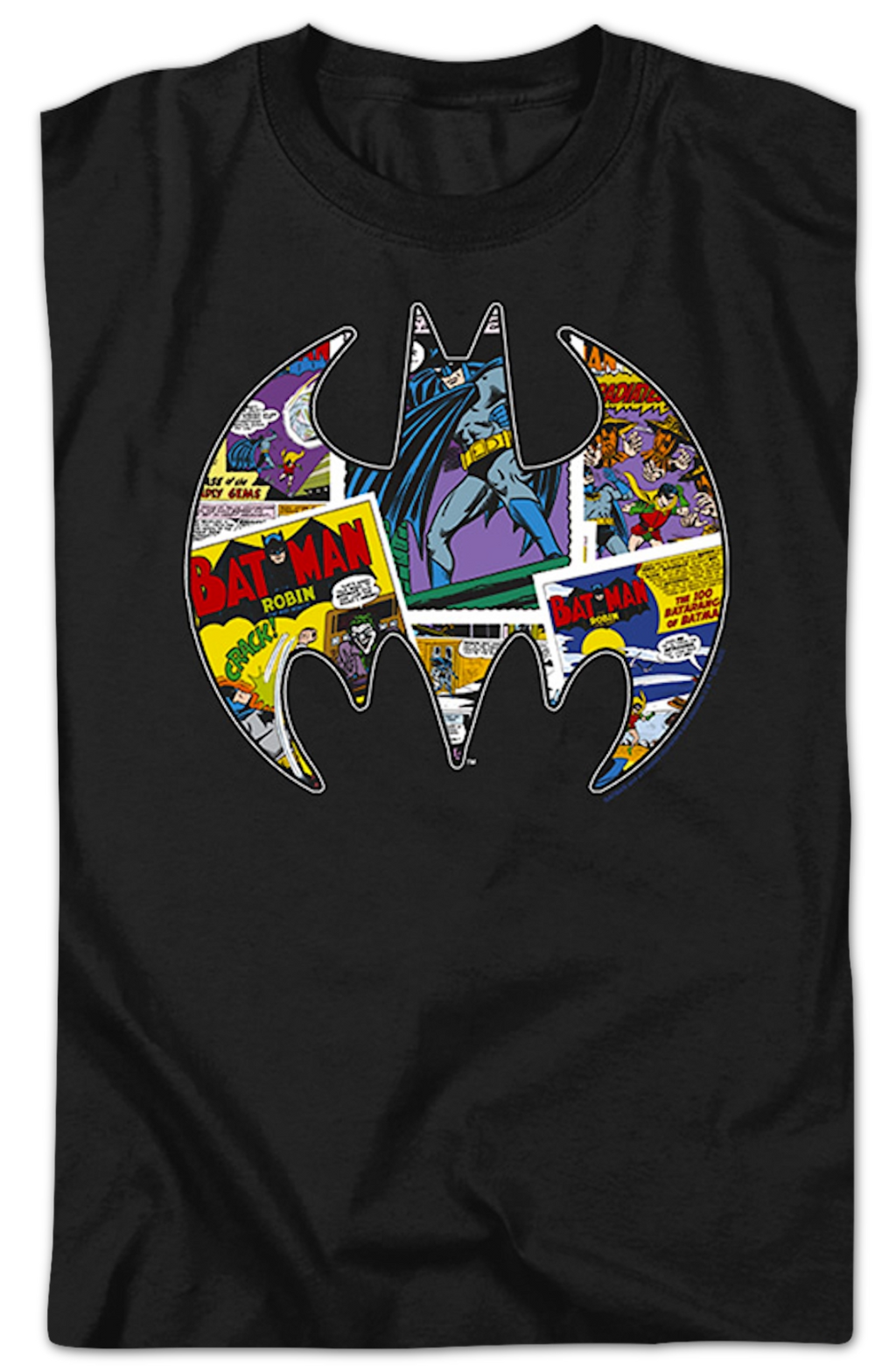 Batman Logo Collage DC Comics T-Shirt product image 2