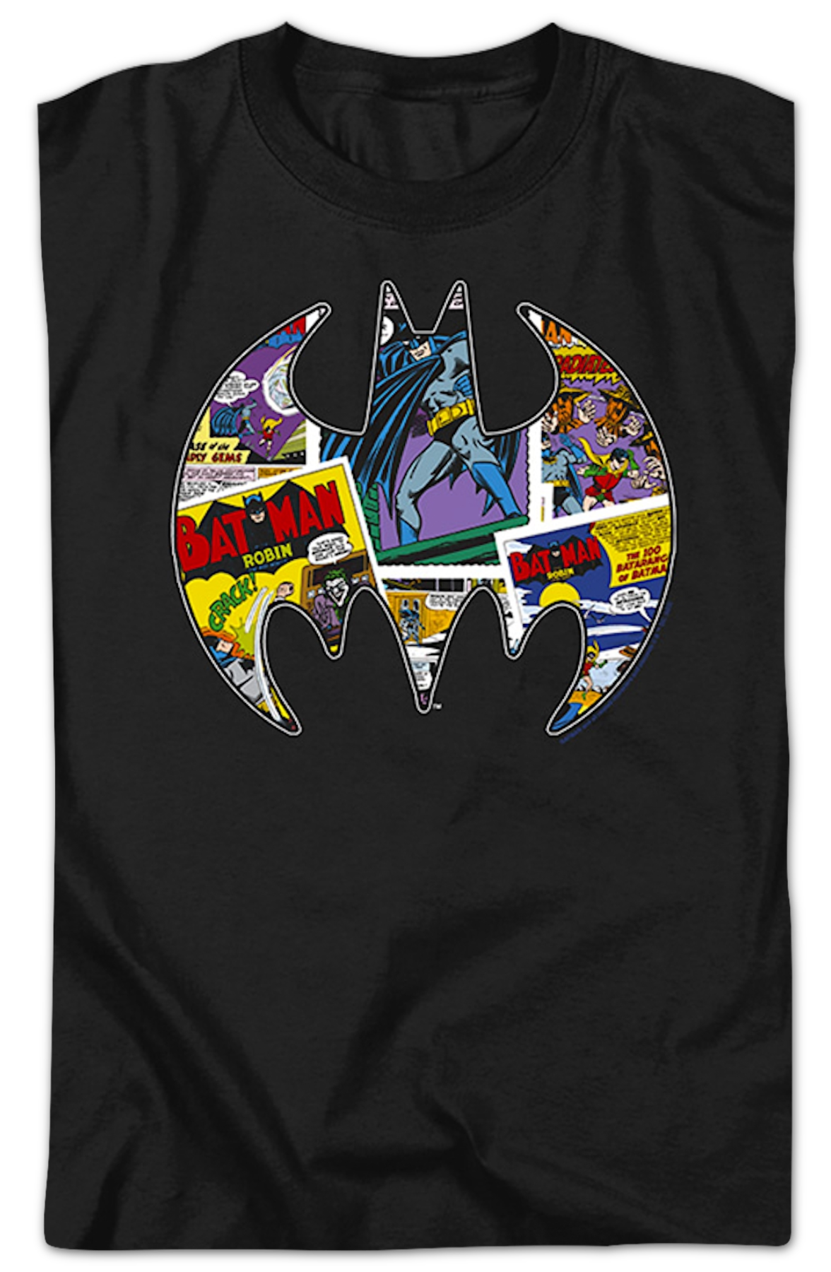 Batman Logo Collage DC Comics T-Shirt product image 2