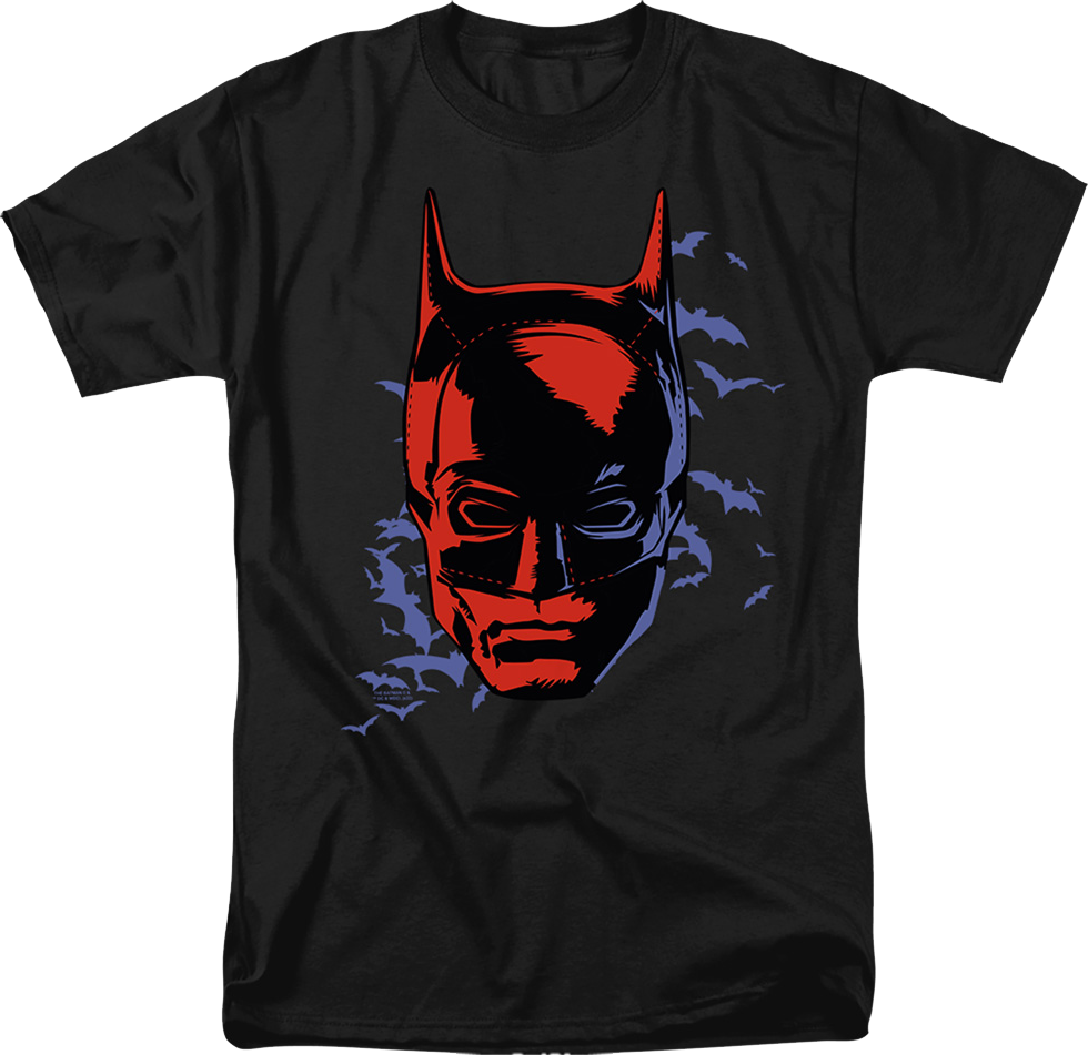 Batman Shadowed Mask DC Comics T-Shirt product image 1