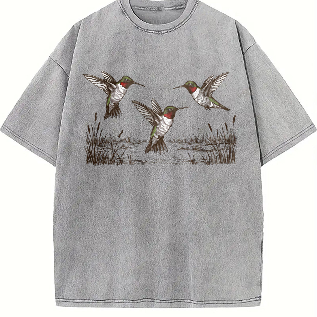 Hummingbird 90s Vintage Washed T-Shirt product image 5
