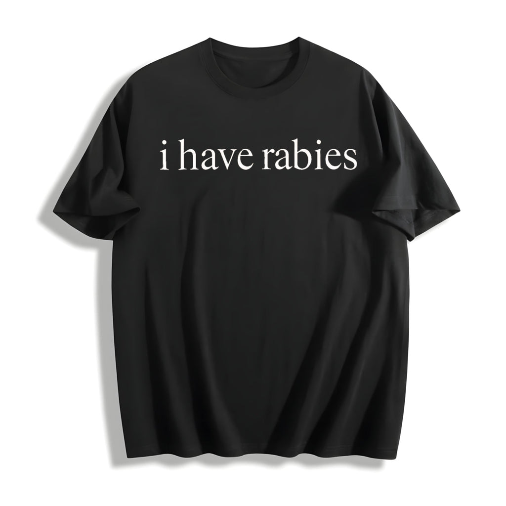 I Have Rabies Cotton T-Shirt product image 1