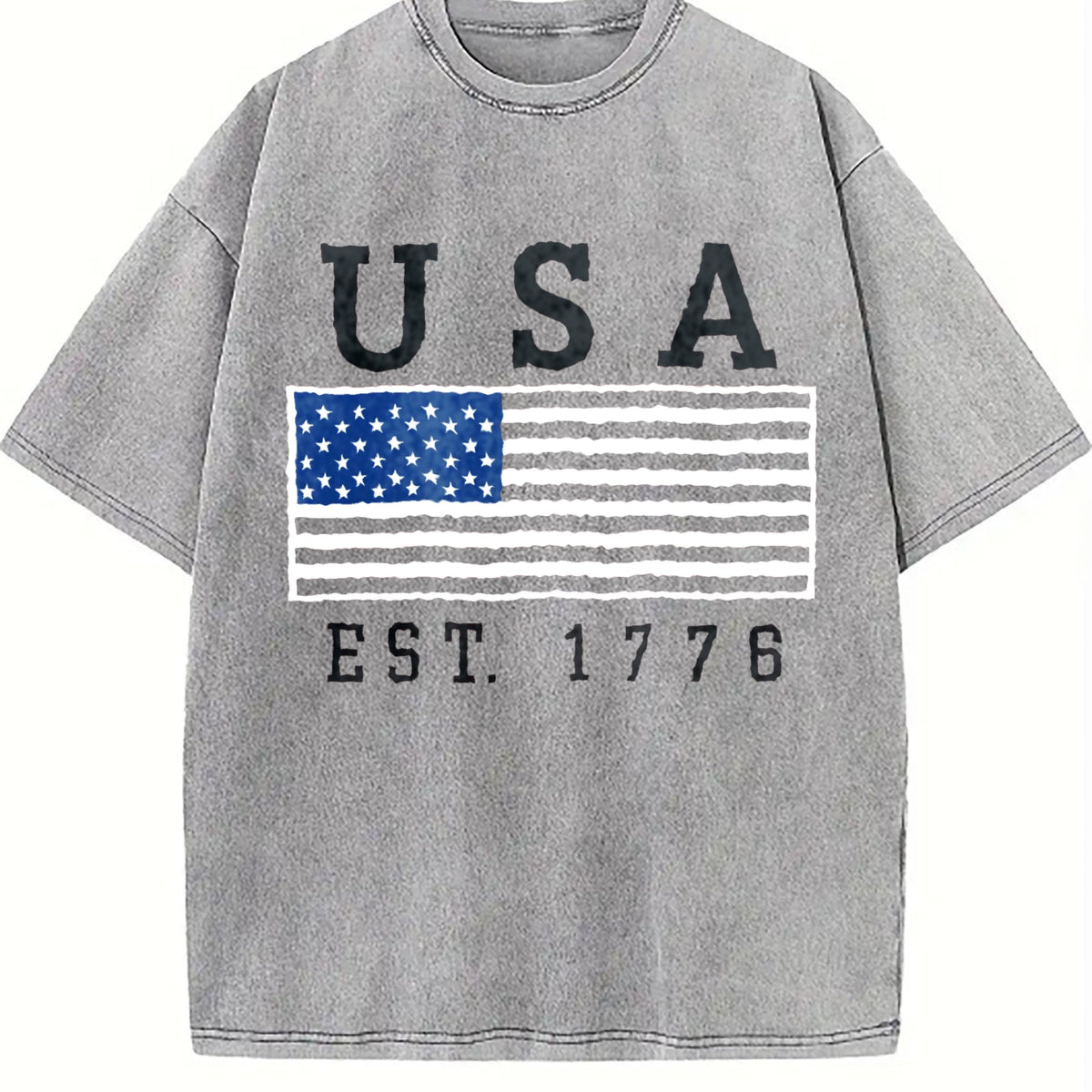 USA Flag Vintage Washed T-Shirt product image 5