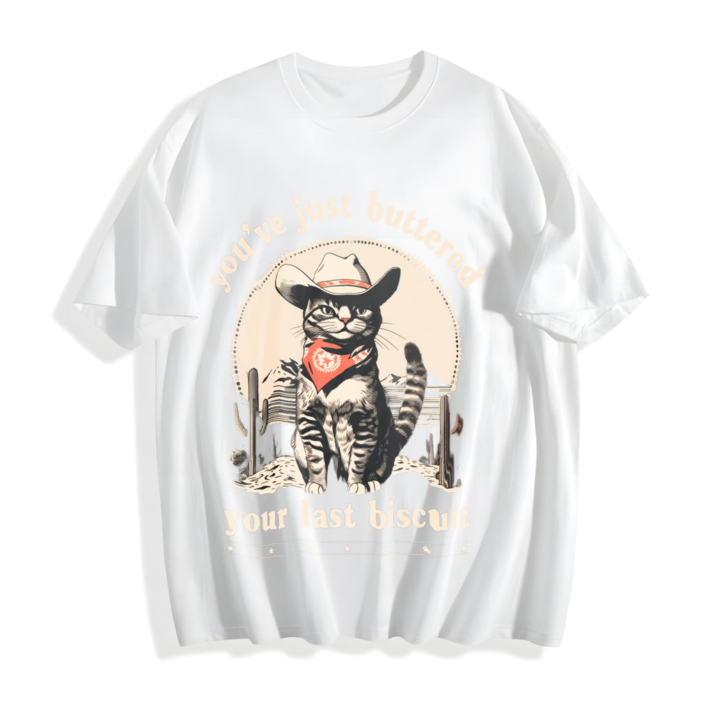 Cowboy Cat Cotton T-Shirt product image 2