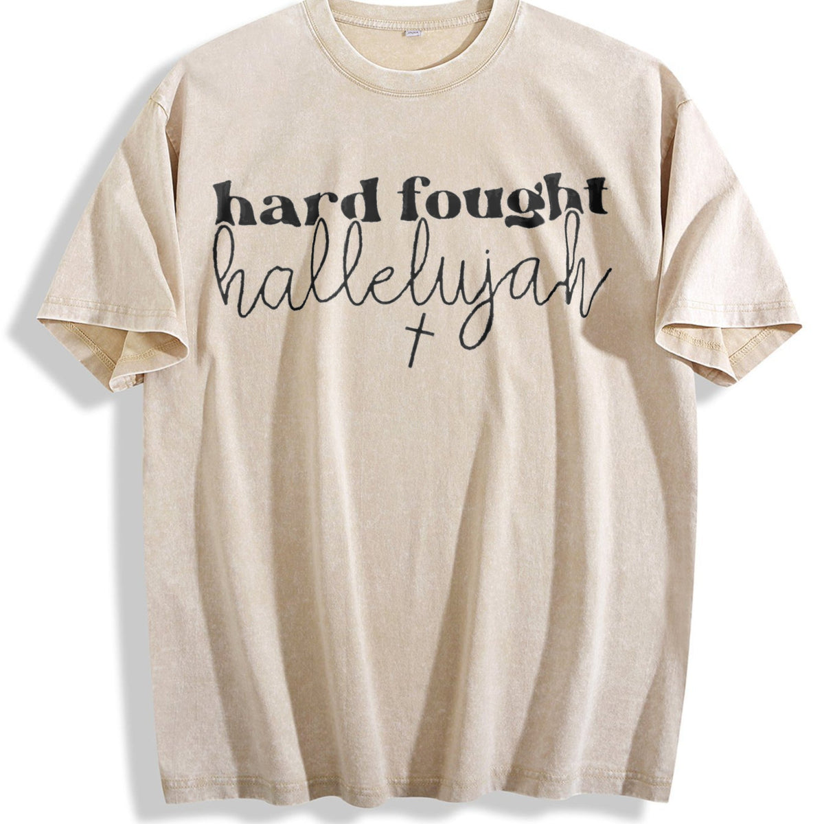 Christian Prayer 1xl-5xl - Coral Pink With White Faith product image 1