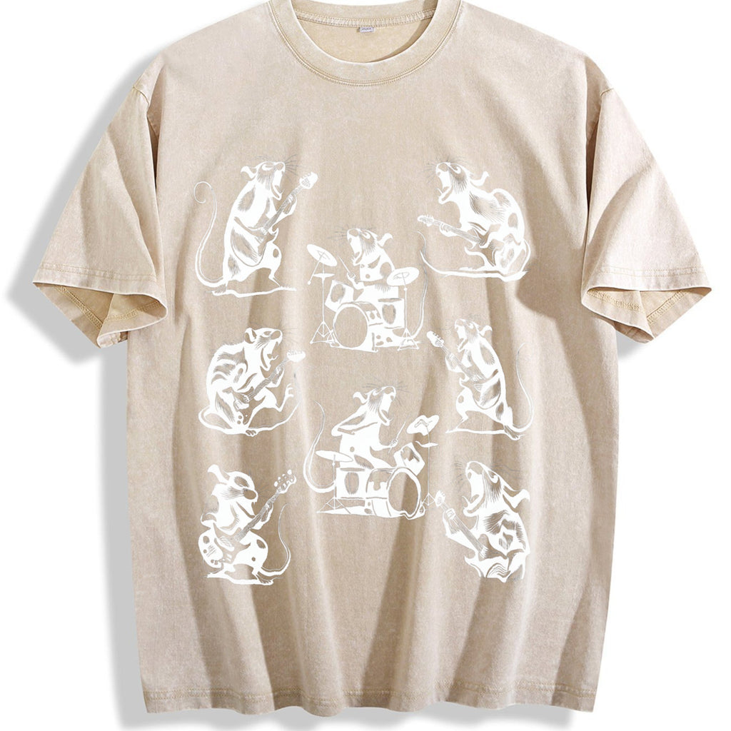 Rocker Rats 90s Vintage Washed T-Shirt product image 1