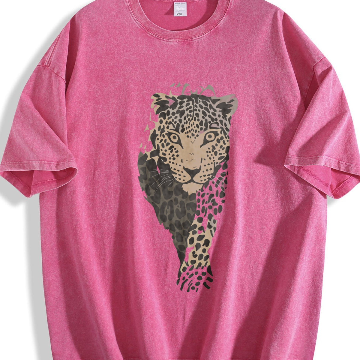 Leopard Head Vintage Washed T-Shirt product image 5
