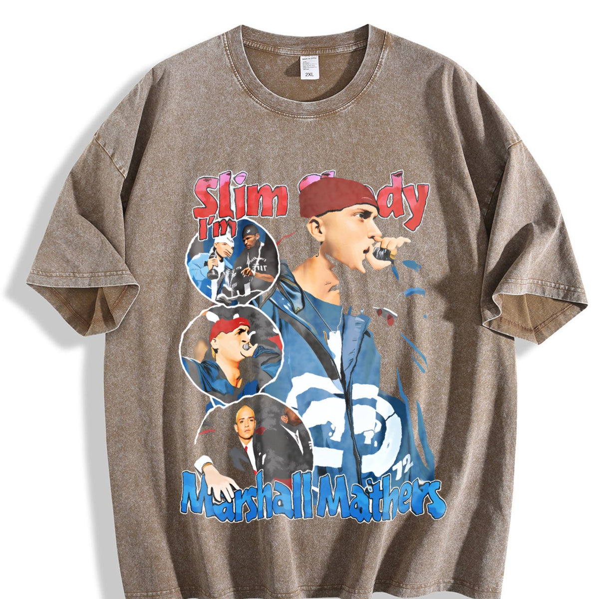 Slim Shady Marshall Mathers Vintage Washed T-Shirt product image 3