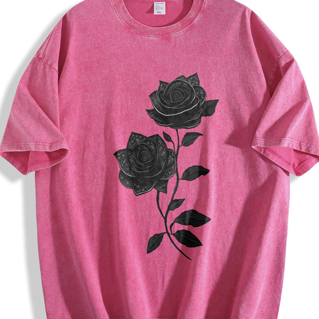 Dark Rose T Vintage Washed T-Shirt product image 5