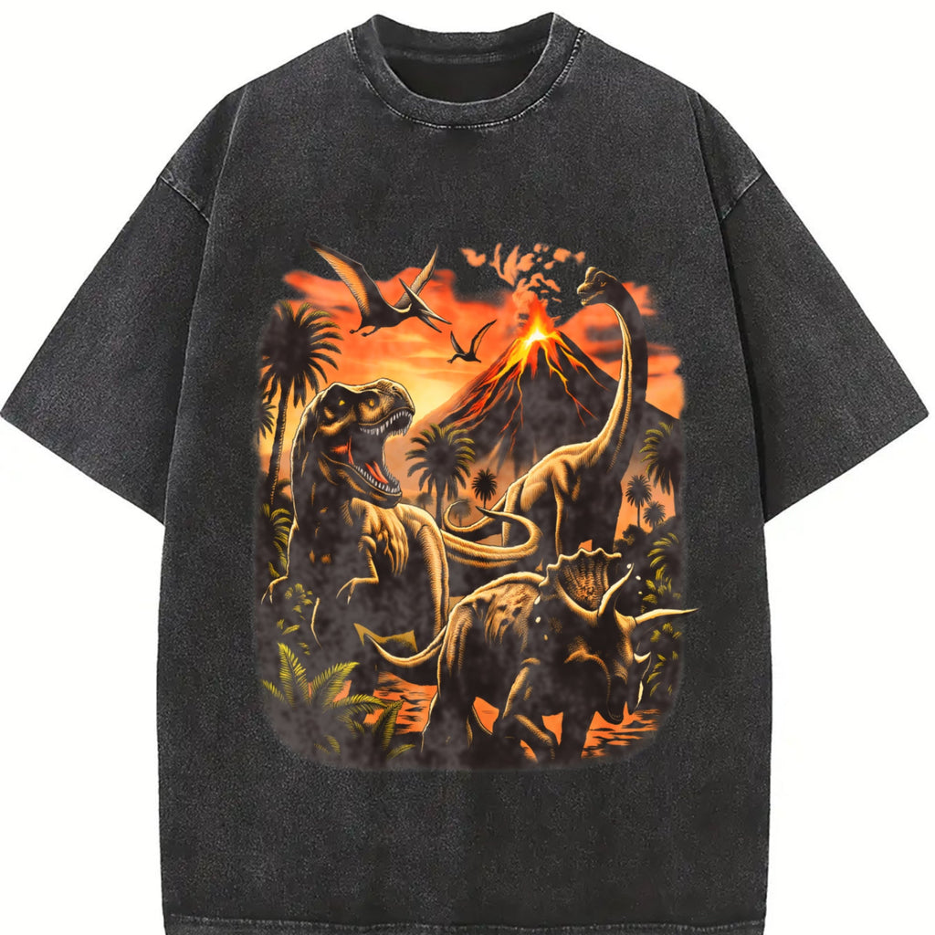 Dinosaur Vintage Washed T-Shirt product image 2
