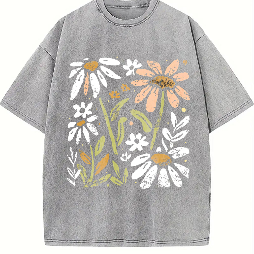 Floral With Vintage Washed T-Shirt product image 5