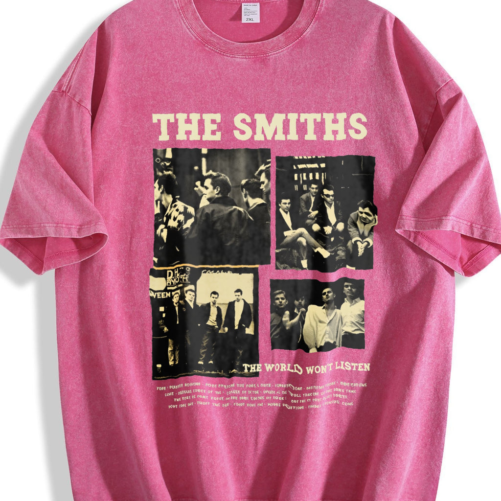 The Smiths Photo Collage Vintage Washed T-Shirt product image 5