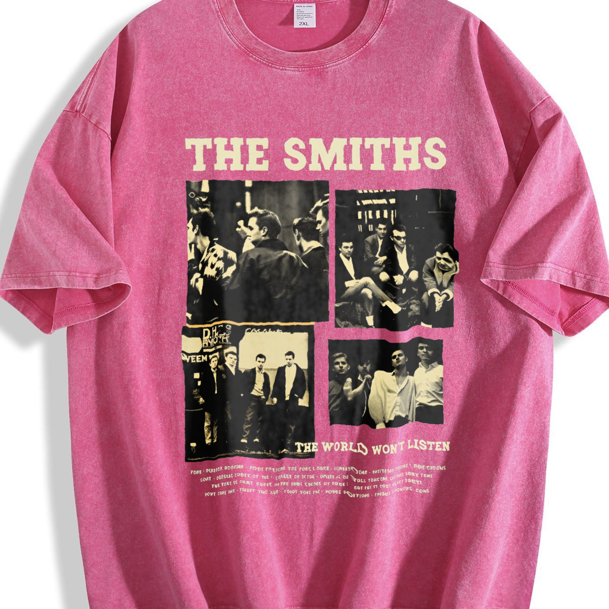 The Smiths Photo Collage Vintage Washed T-Shirt product image 5