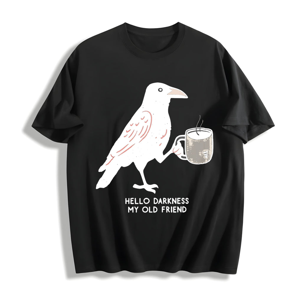 Hello Darkness My Old Friend Cotton T-Shirt product image 1