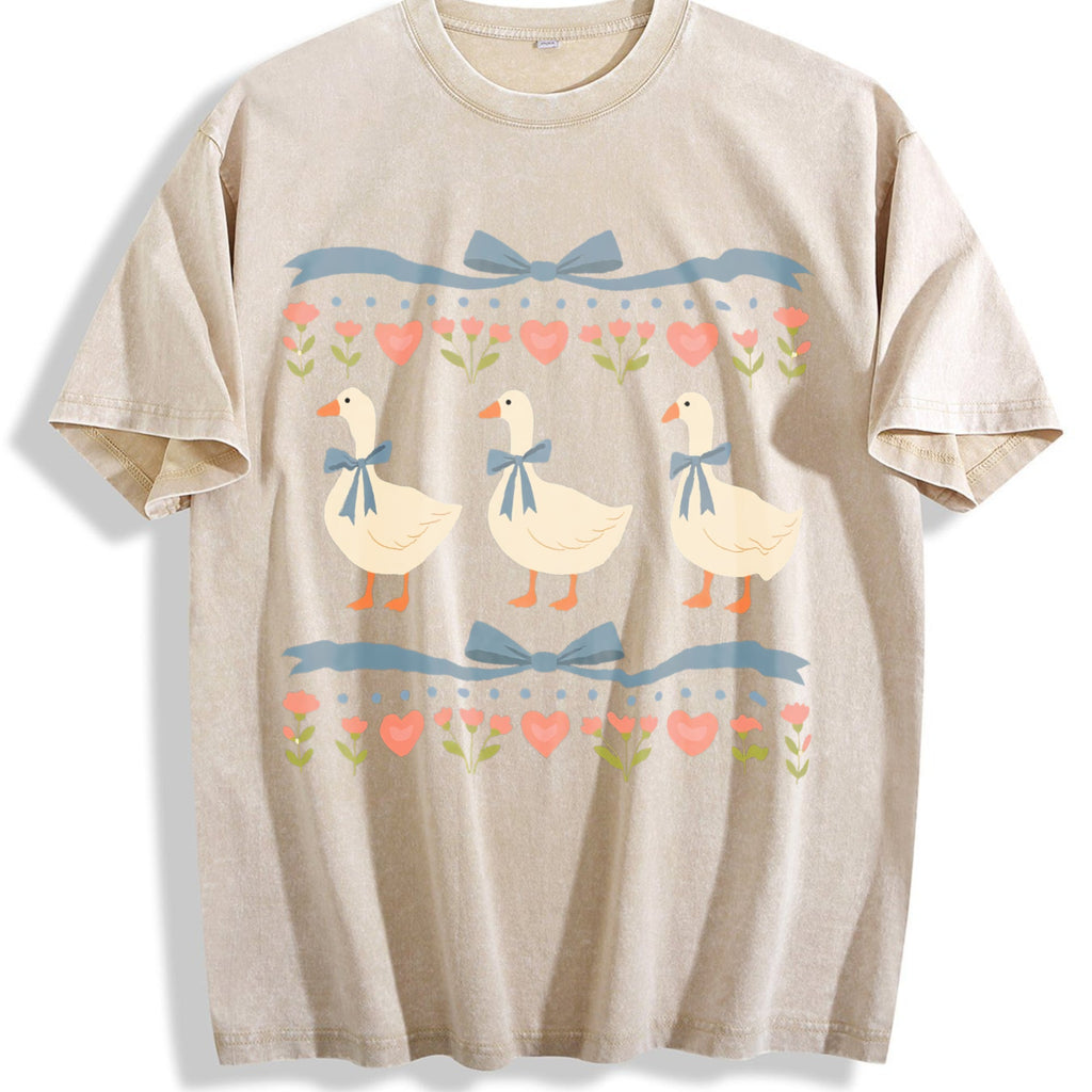 Blue Ribbon Goose Vintage Washed T-Shirt product image 1