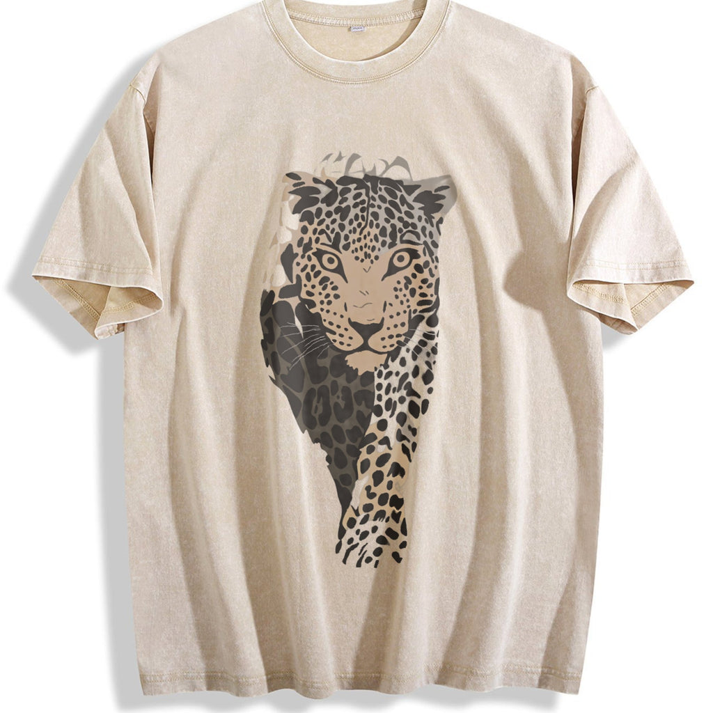 Leopard Head Vintage Washed T-Shirt product image 1