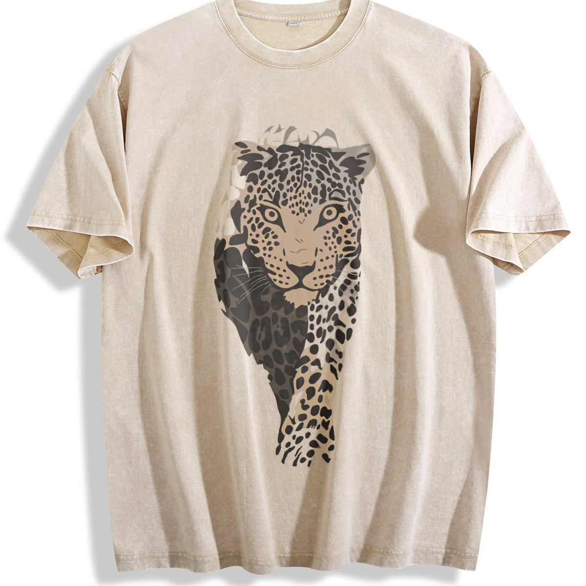 Leopard Head Vintage Washed T-Shirt product image 1