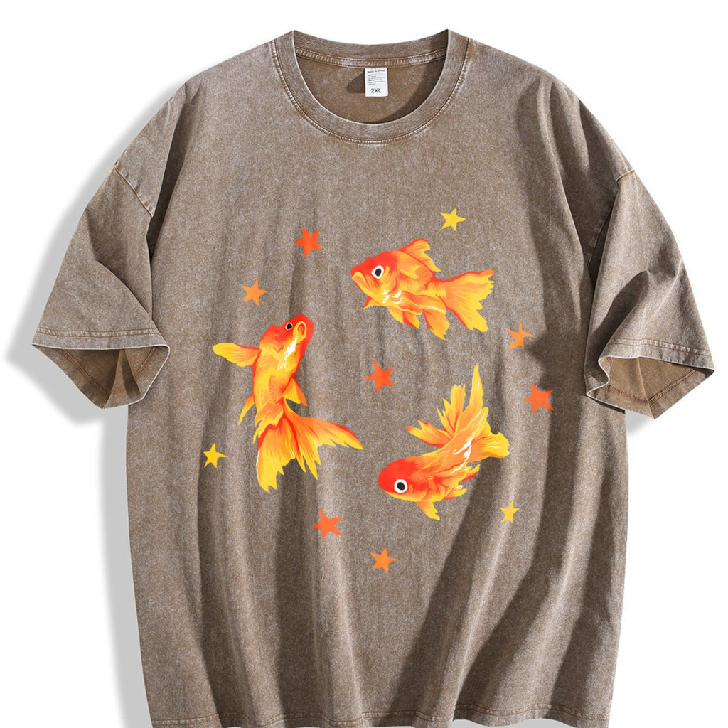 Goldfish One-piece Vintage Washed T-Shirt product image 3