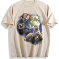 Otters In Galaxy Vintage Washed T-Shirt product image 1