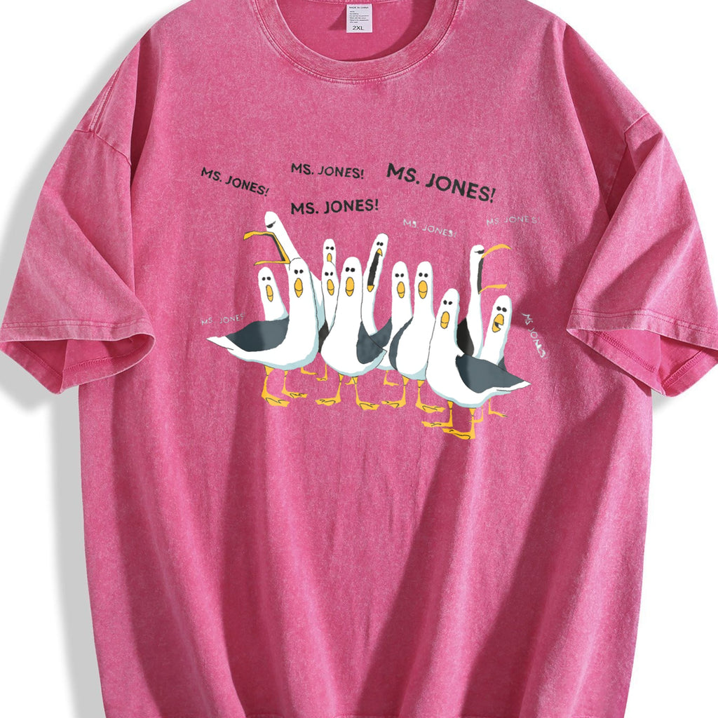 Seagull Teacher Vintage Washed T-Shirt product image 5