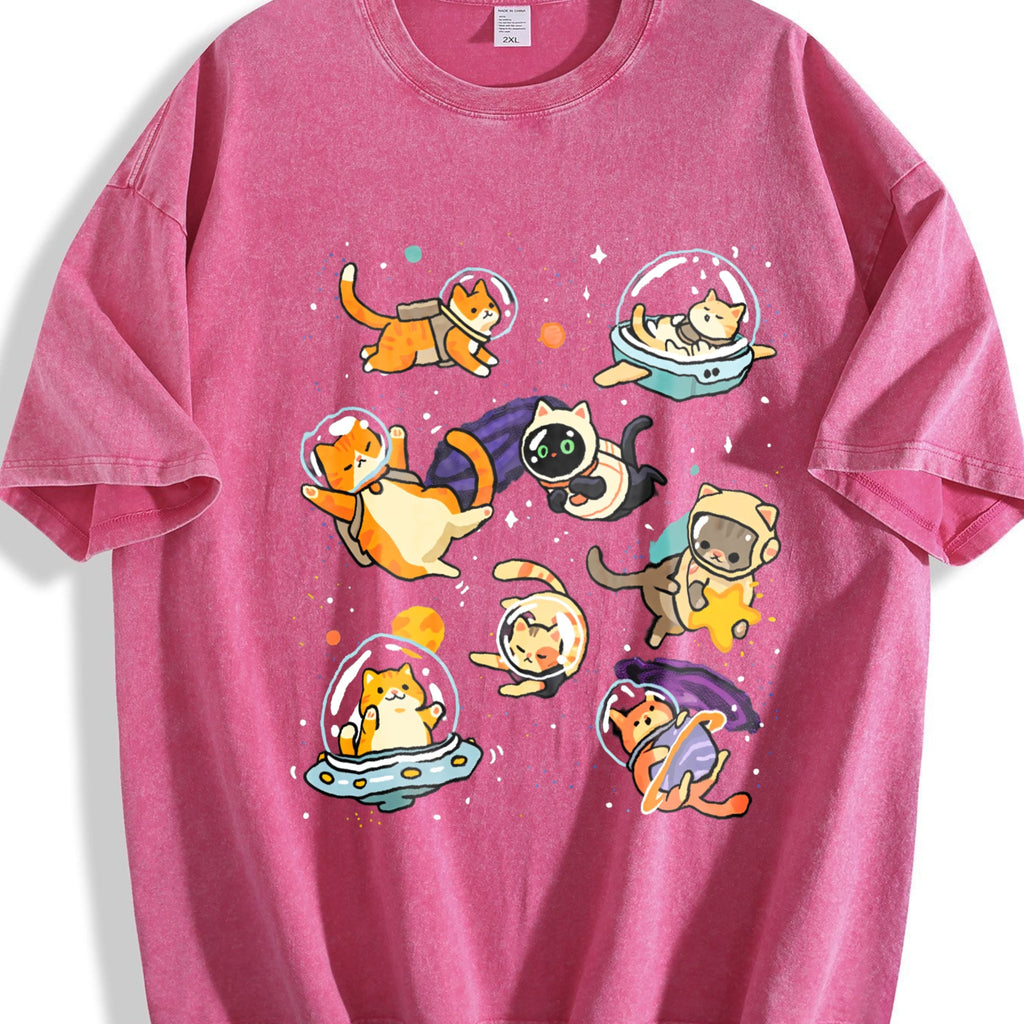Humorous Galaxy-themed Cat Astronaut Cats In Space Vintage product image 5