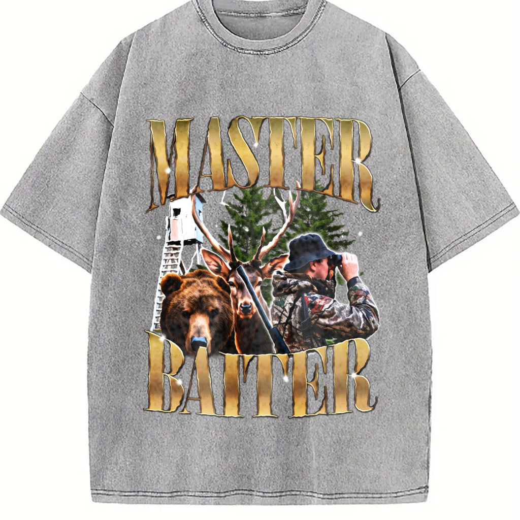Master Baiter Hunter Vintage Washed T-Shirt product image 5