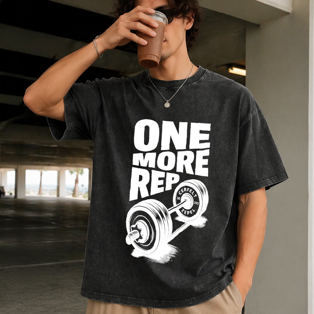 Funny Gym Workout - One More Rep Weightlifting Vintage product image 2