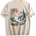 Deer Nature 90s Vintage Washed T-Shirt product image 1