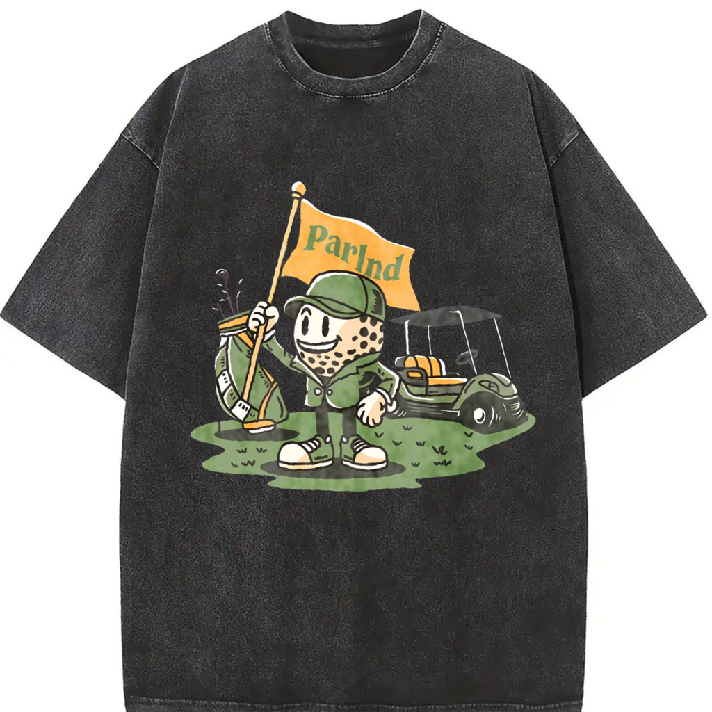Parlnd Golf Cartoon Character - With Logo Vintage Washed product image 2