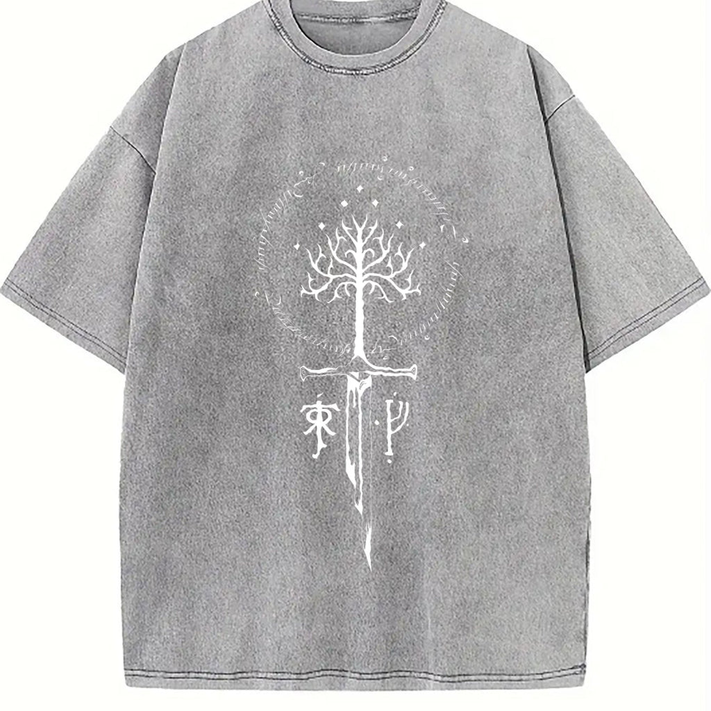 Lotr Middle Earth Vintage Washed T-Shirt product image 4