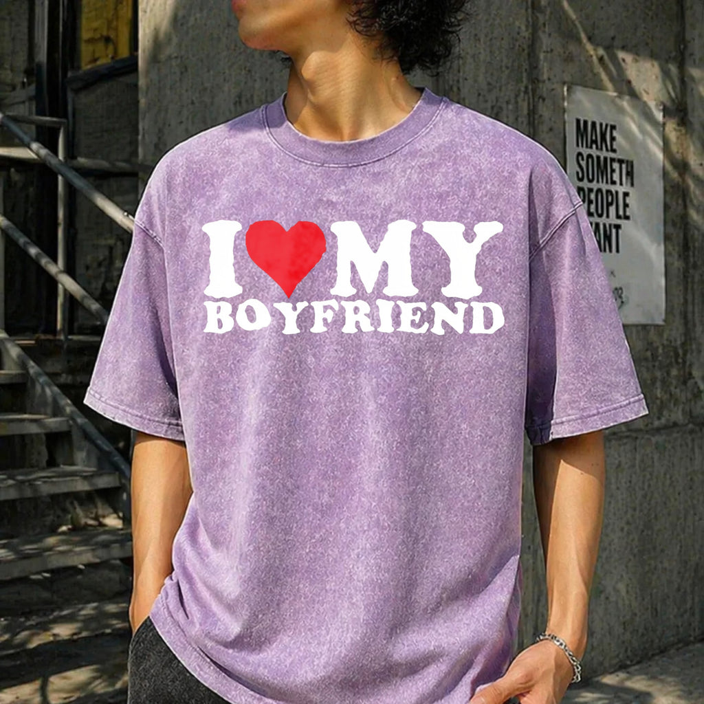 I Love My Heart Vintage Washed T-Shirt product image 6