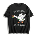 Funny St Patricks Day Goose Cotton T-Shirt product image 1