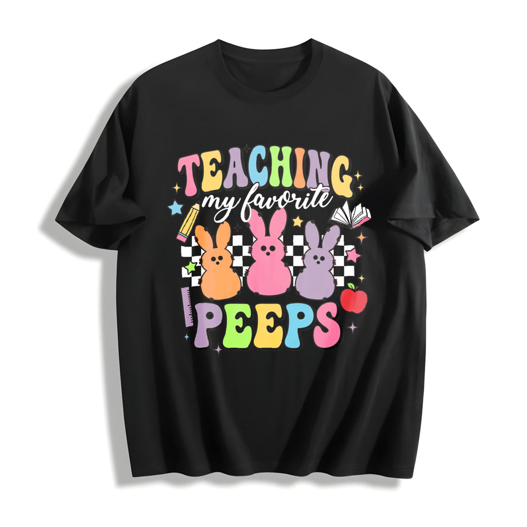 Teaching My Favorite Peeps Cotton T-Shirt product image 1