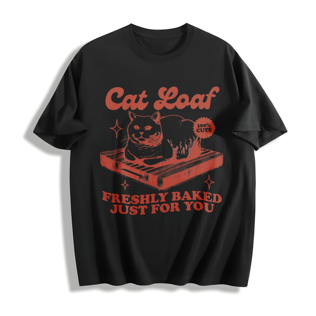 Cat Loaf Cotton T-Shirt product image 1