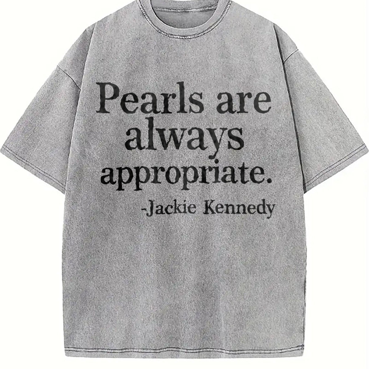 Letter Pearl Summer Vintage Washed T-Shirt product image 5