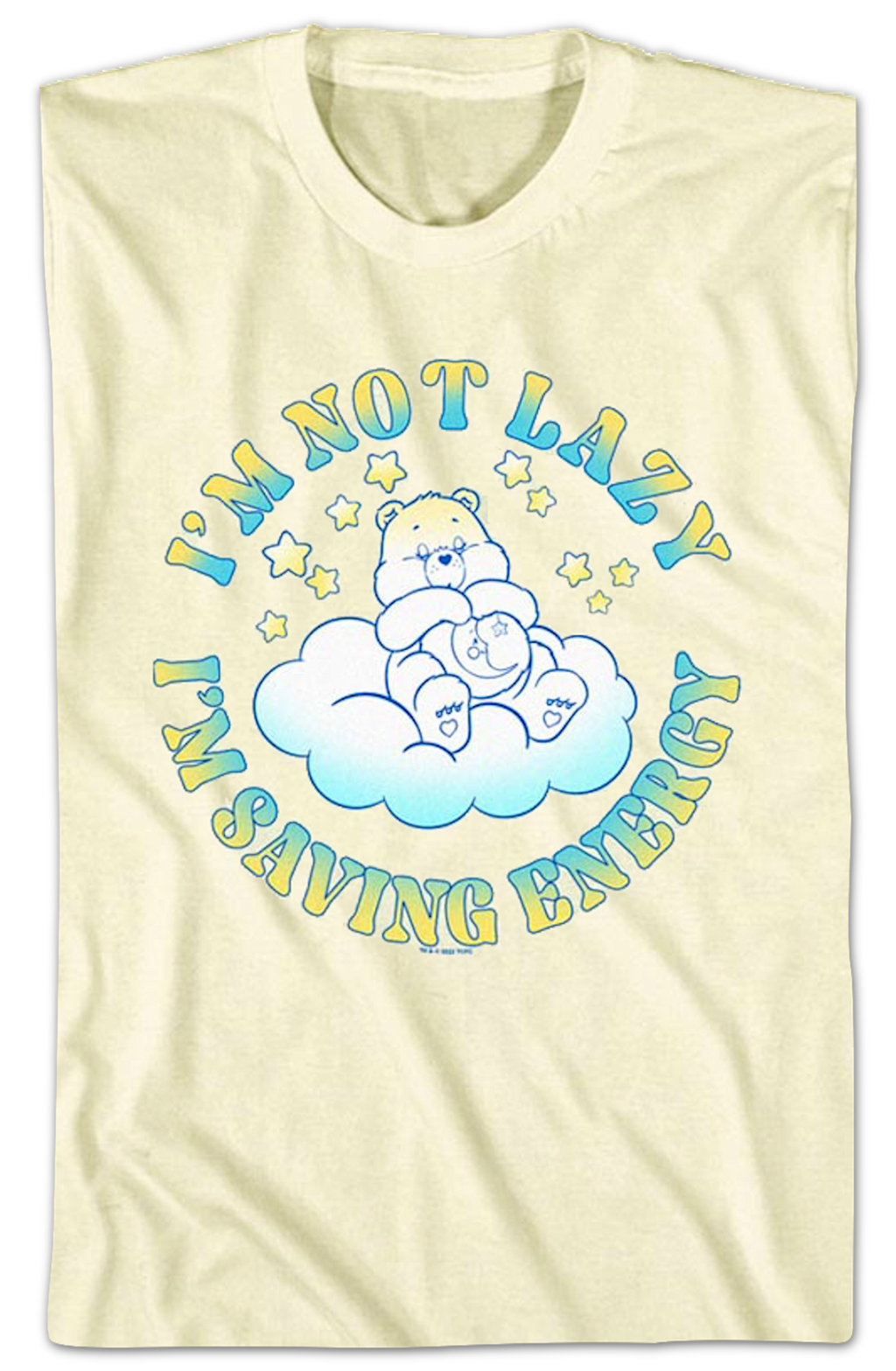 Bedtime Bear I'm Not Lazy Care Bears T-Shirt product image 2