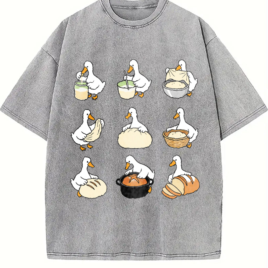 Goose Sourdough Baking Vintage Washed T-Shirt product image 4
