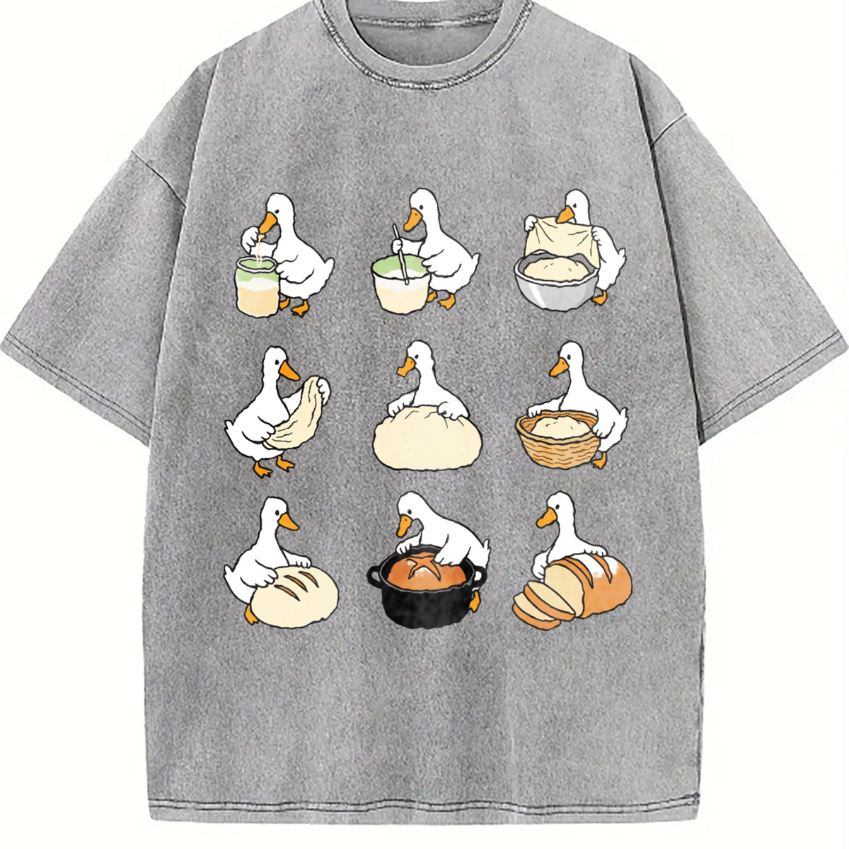 Goose Sourdough Baking Vintage Washed T-Shirt product image 4