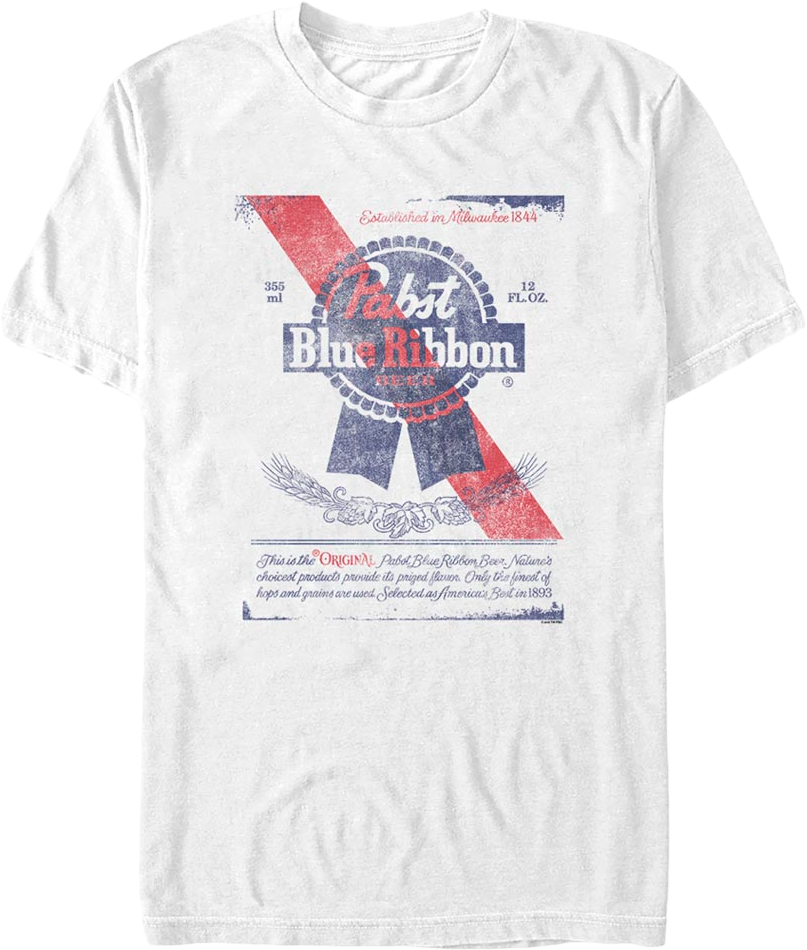 Beer Can Label Pabst Blue Ribbon T-Shirt product image 1