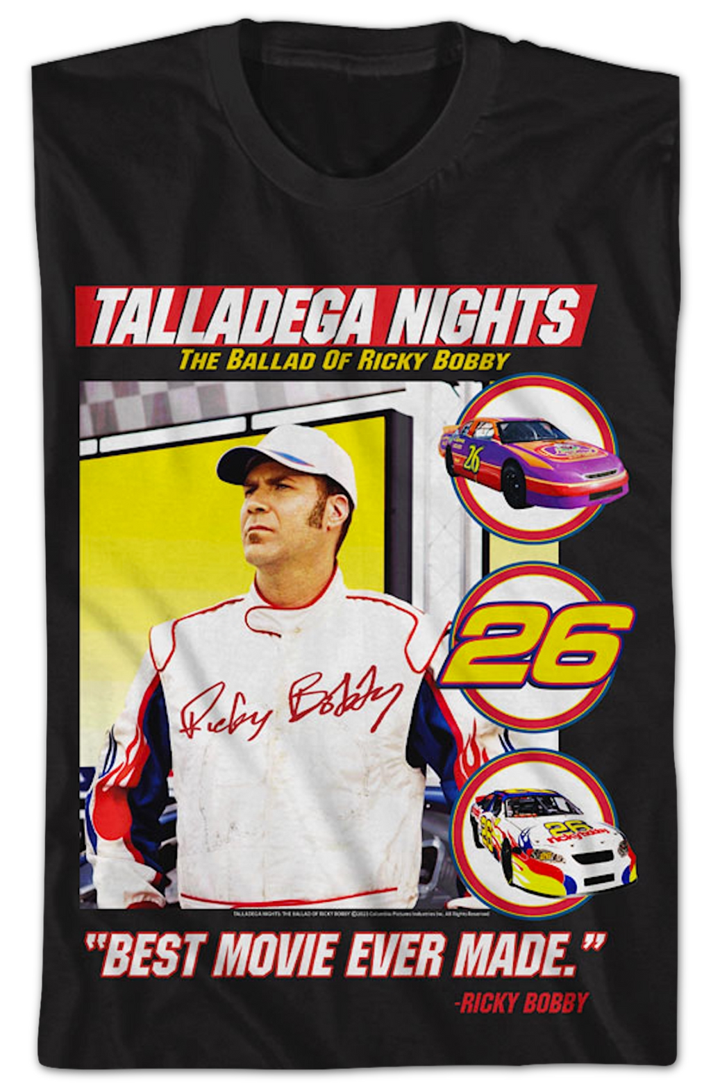 Best Movie Ever Made Talladega Nights T-Shirt product image 2