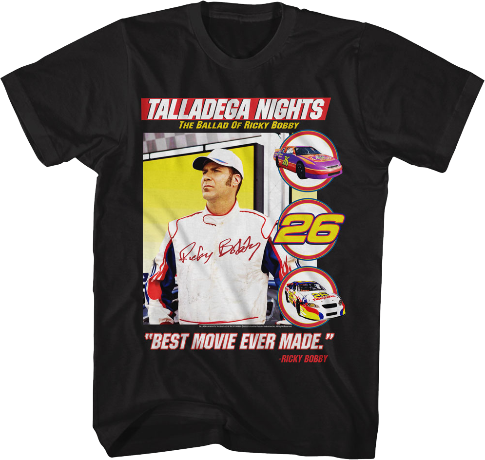 Best Movie Ever Made Talladega Nights T-Shirt product image 1